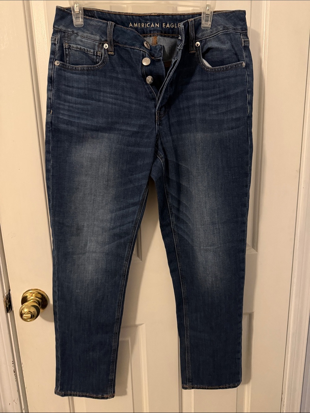 American Eagle Outfitters Dark Blue Stretch Jeans